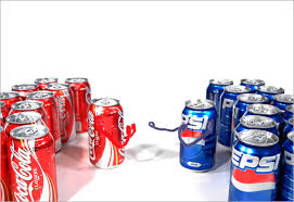 sự cạnh tranh giữa Coca Cola và Pepsi không ngừng tăng 