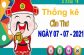 Thống kê XSCT ngày 7/7/2021