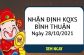 Nhận định KQXSQB ngày 28/10/2021