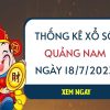 Thống kê xổ số Quảng Nam ngày 18/7/2023 thứ 3 hôm nay