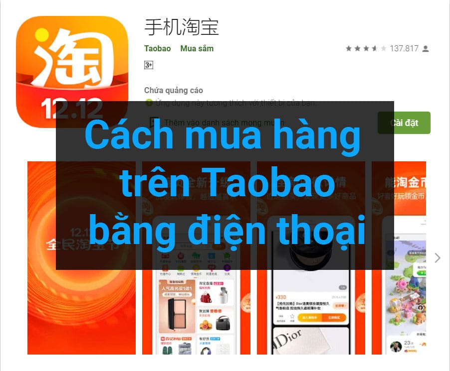 Cách để mua hàng trên taobao?